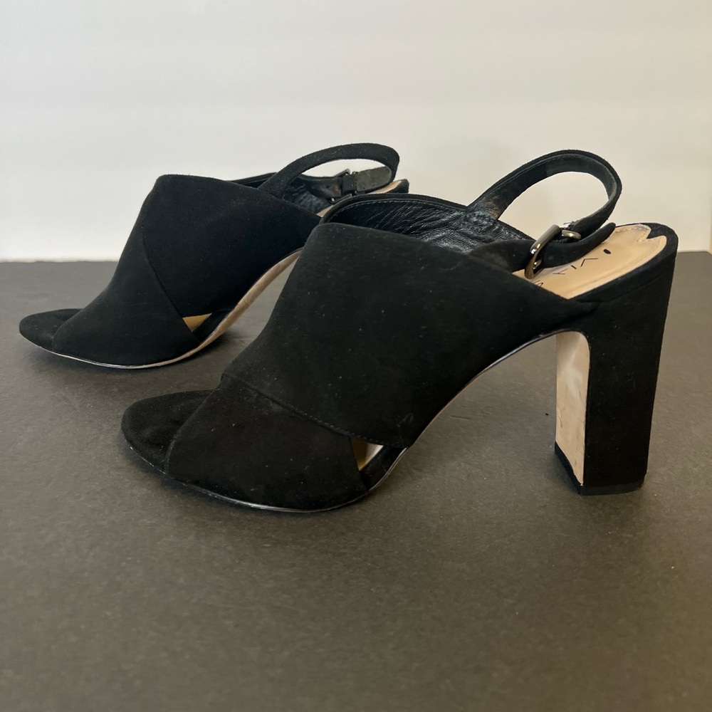 Via Spiga Amya Open Toe Suede Slingback Sandals, 9.5M